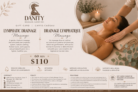 Lymphatic Drainage Massage (60mins)
